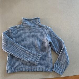 Loro Piana Gray Cowl Neck Sweater